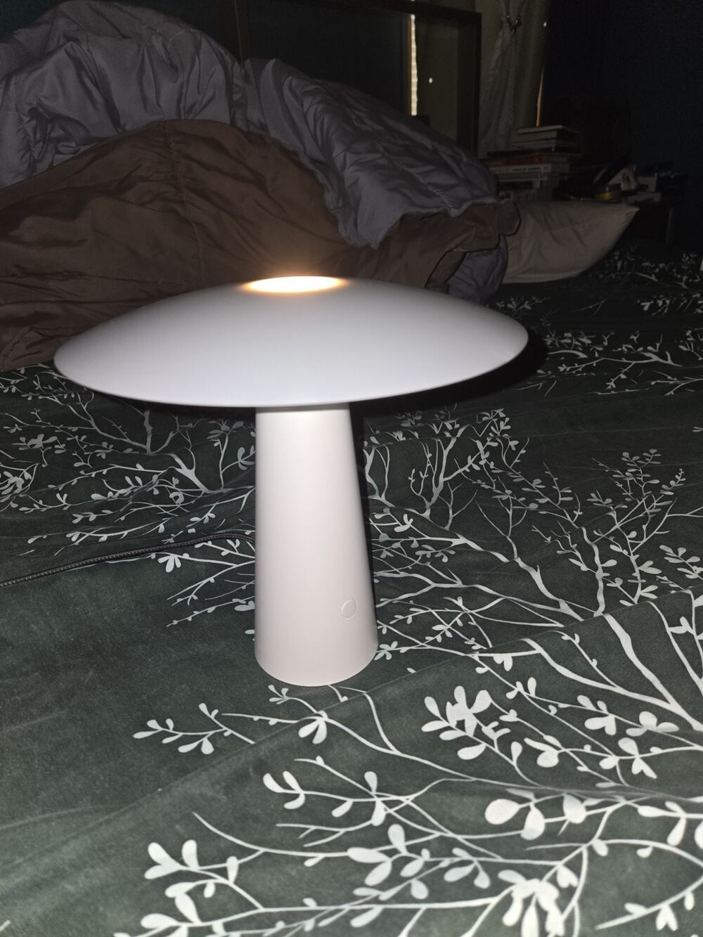 IKEA SOLVINDEN LED MODERN Table Lamp, 9" Battery Operated, White No Chord